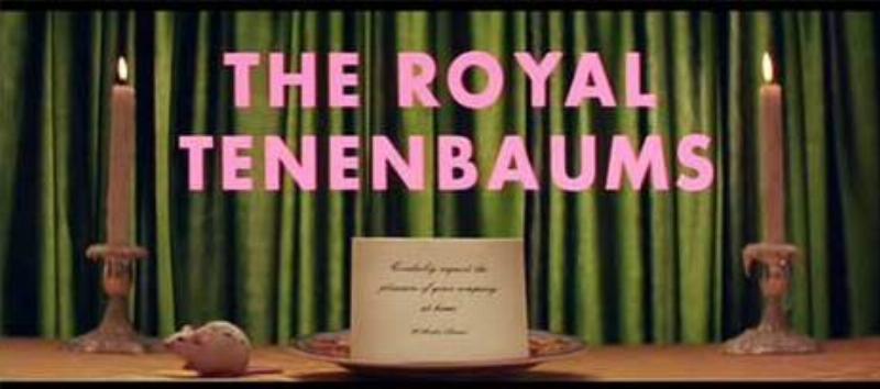 The Royal Tenenbaums title card with Futura Bold. The kerning between the O and Y is a bit iffy, now that I look at it again.