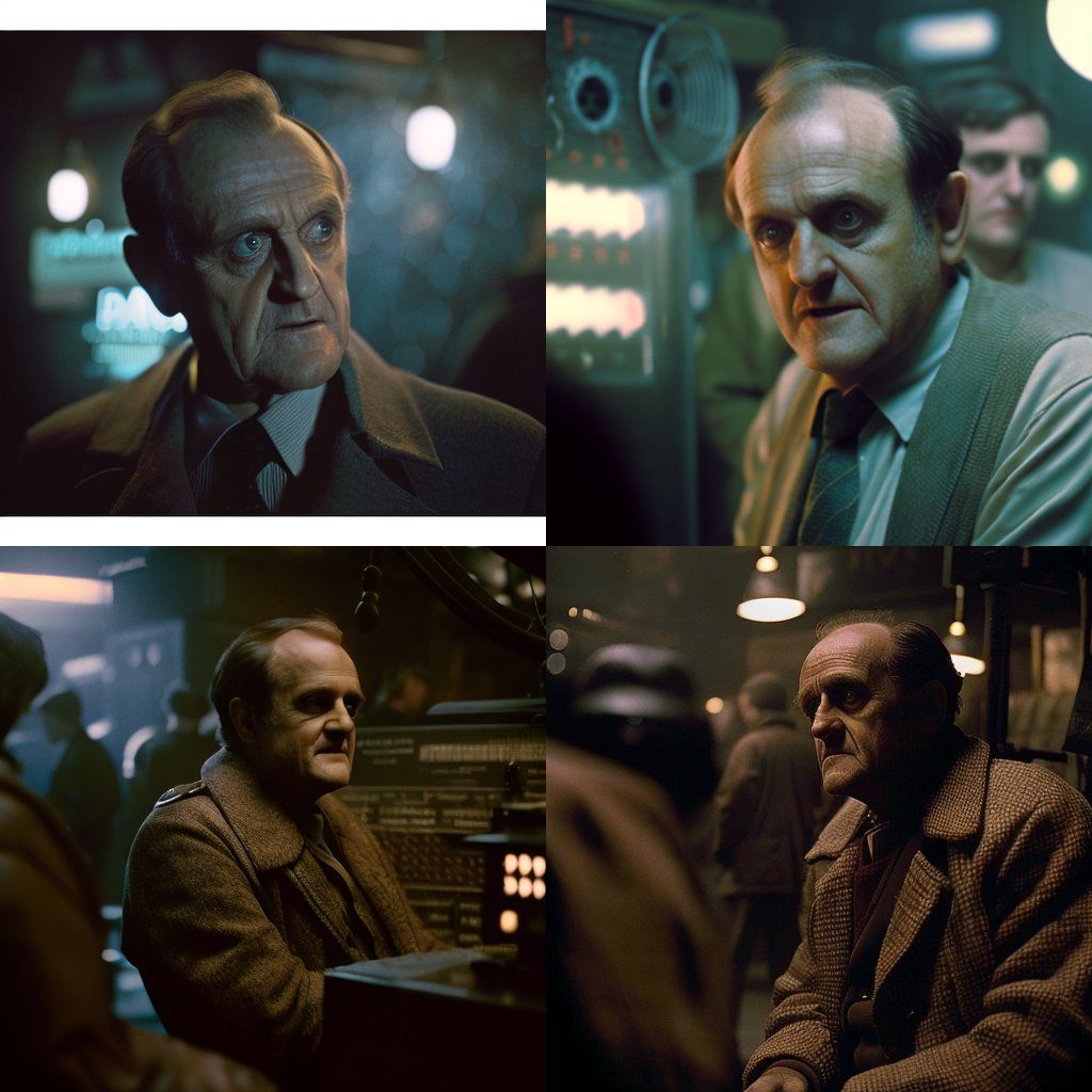 Bob Newhart in the world of Blade Runner